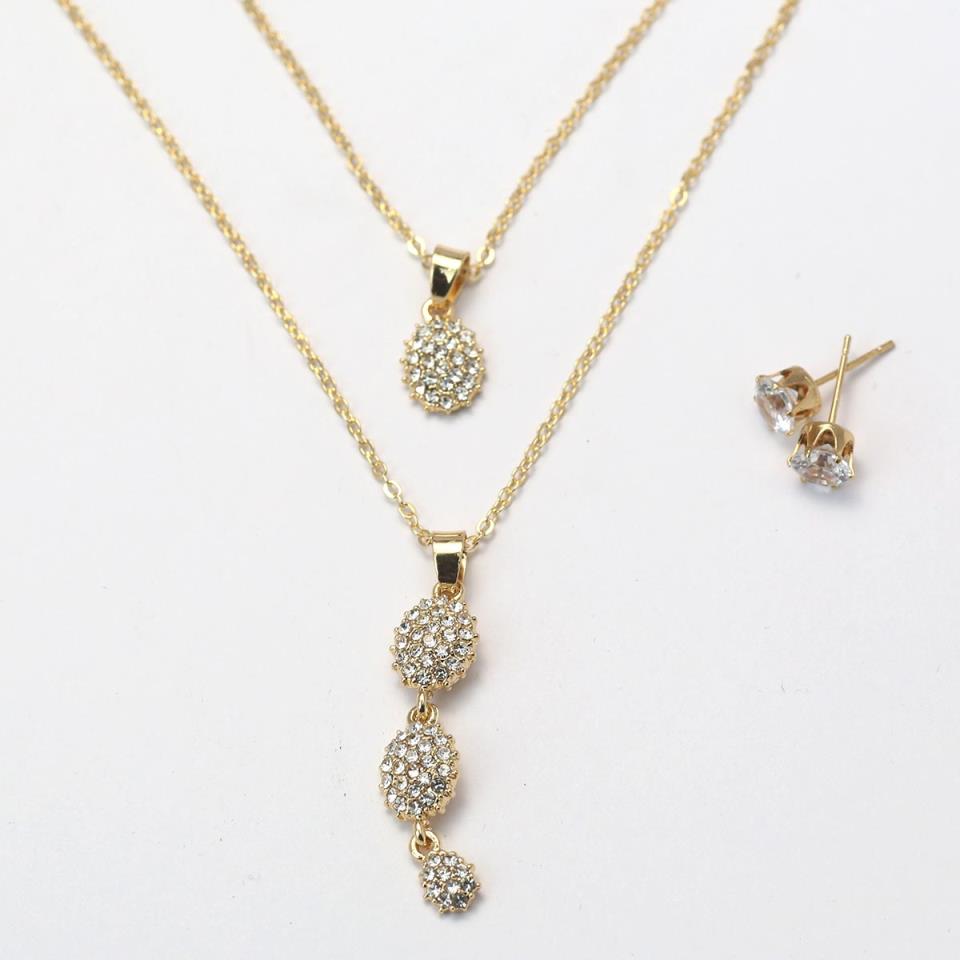 White Gold Jewellery Set